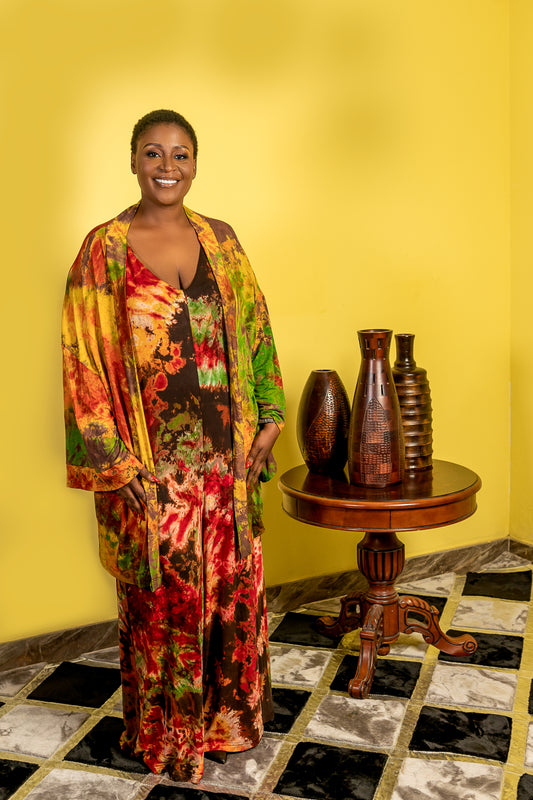 Savannah Tie-Dye Kimono