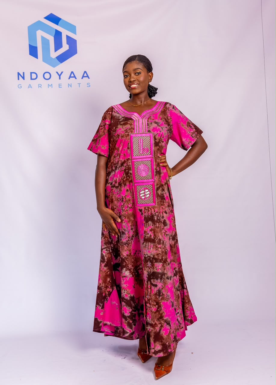 Batik Embroidered Boubou