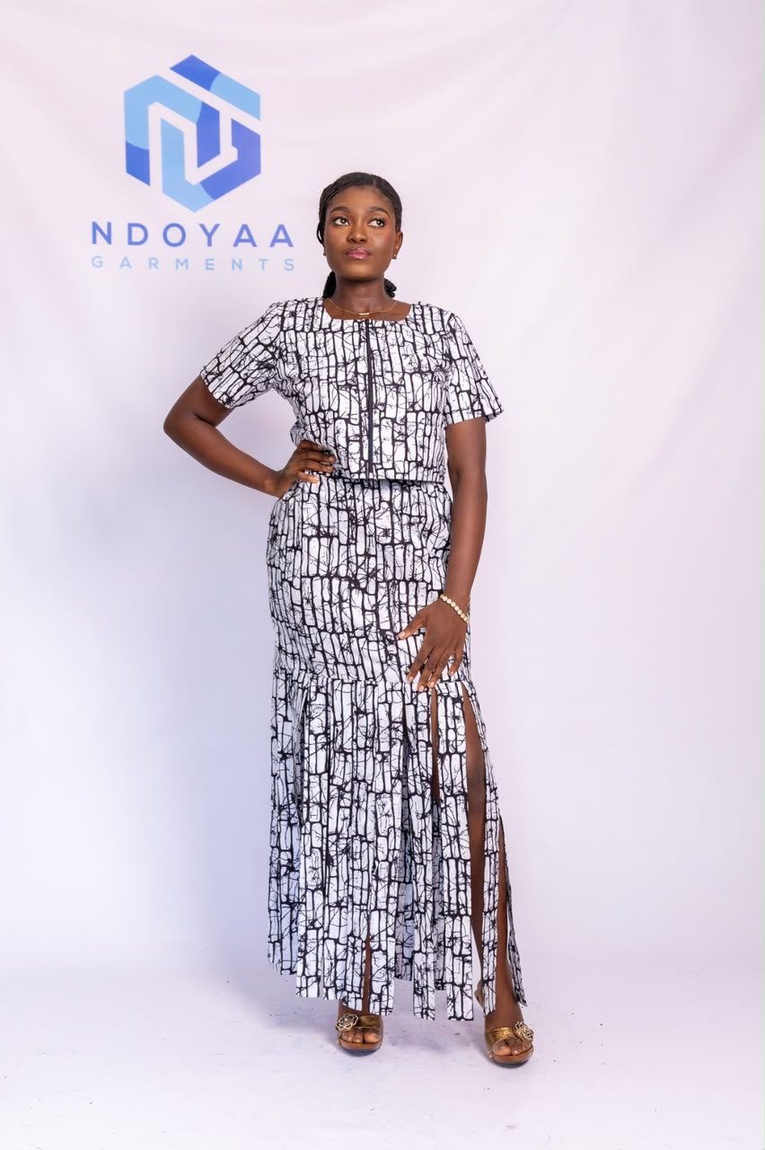 Crop Top and High-Split Maxi Skirt Set