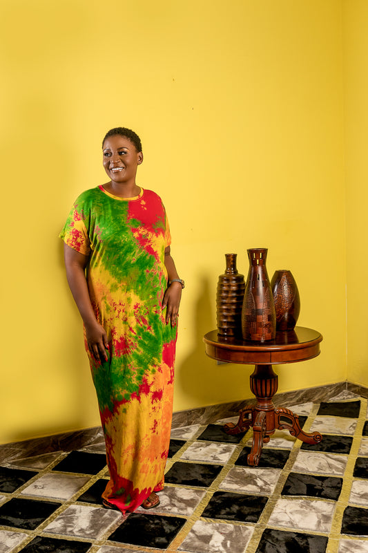 Carnival Tie-Dye Maxi Dress