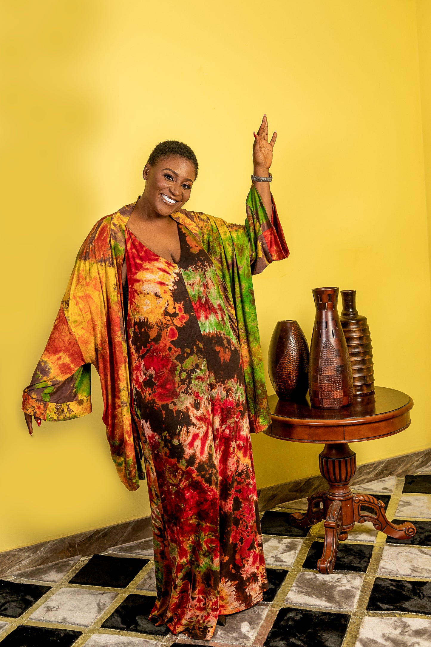 Savannah Tie-Dye Kimono