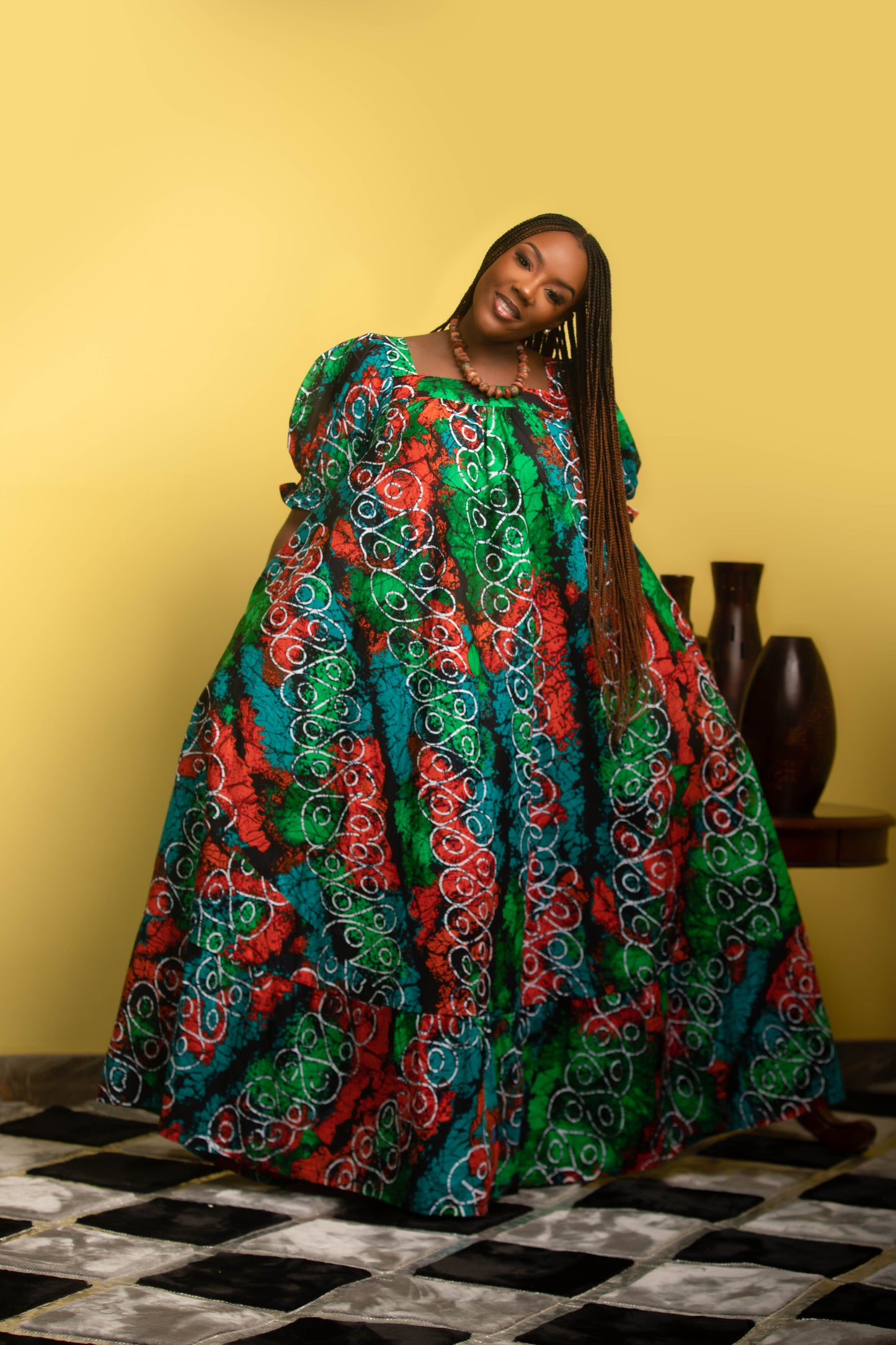 Flora Fiesta Loose Maxi Dress